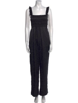 Ganni Square Neckline Jumpsuit