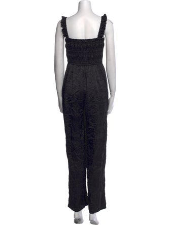Ganni Square Neckline Jumpsuit