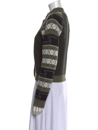 Ganni Wool Striped Sweater