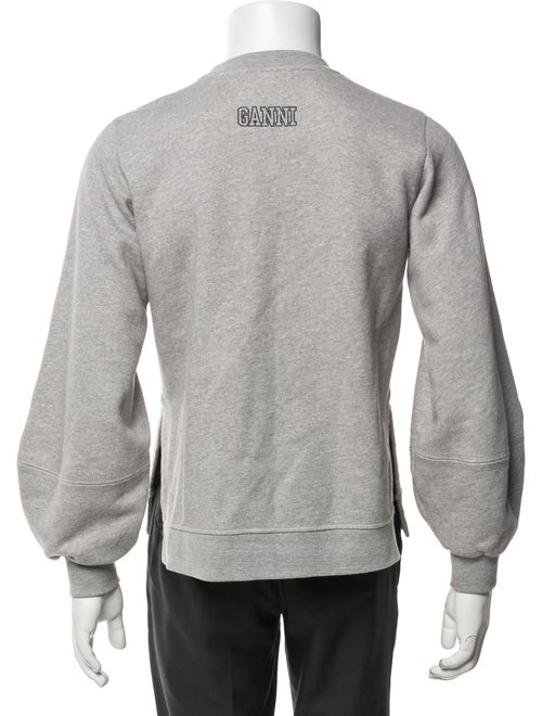 Ganni Crew Neck Long Sleeve Pullover