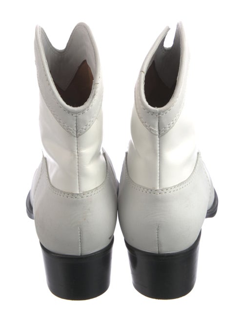 Ganni Leather Western Boots