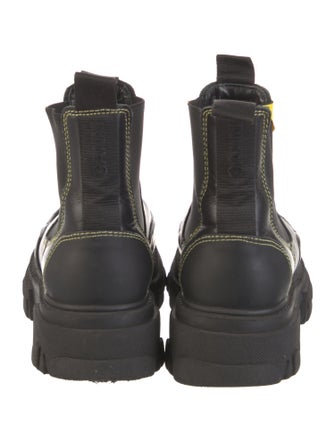 Ganni Leather Chelsea Boots