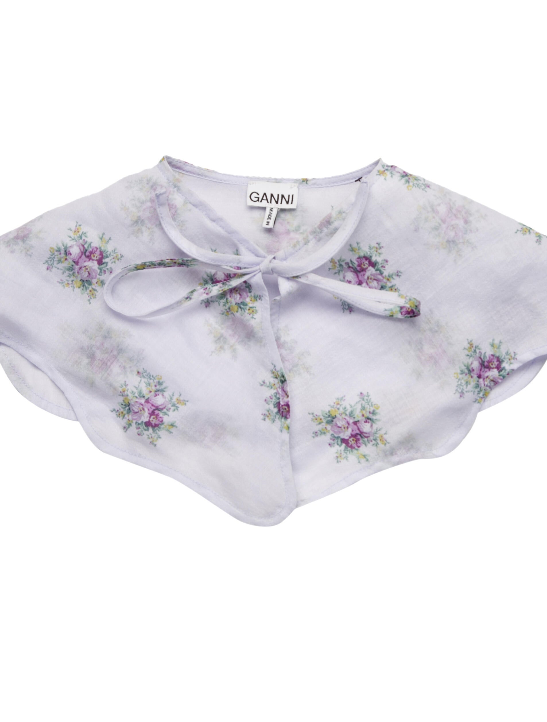 Ganni Floral Print Scarf