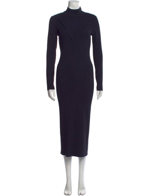 Ganni Turtleneck Midi Length Dress