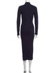 Ganni Turtleneck Midi Length Dress