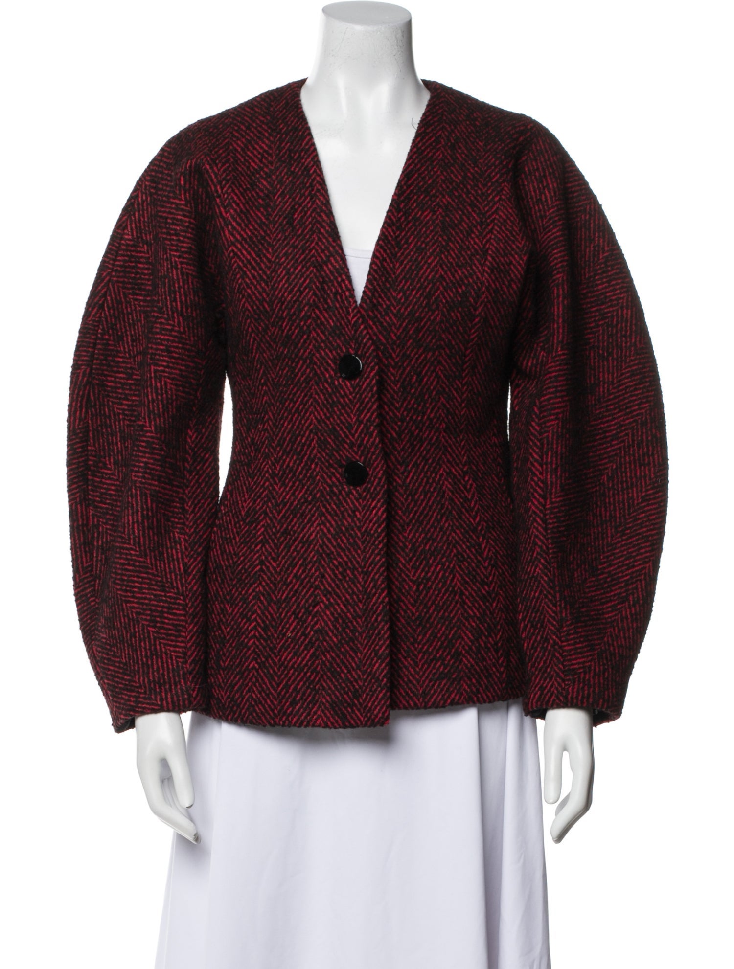 Ganni Tweed Pattern Jacket