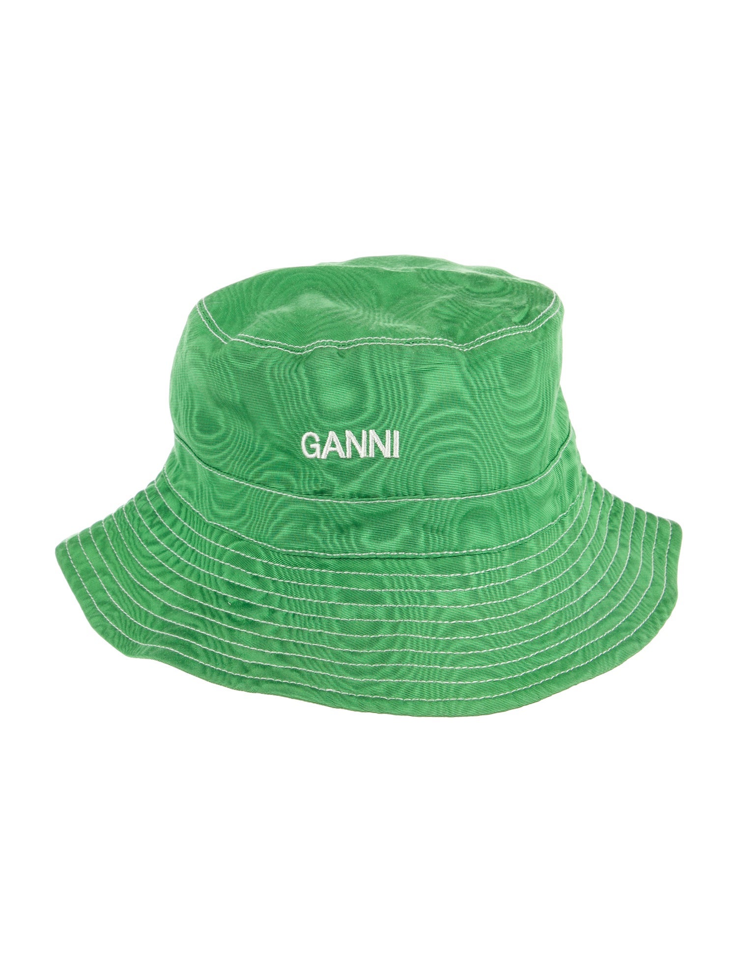 Ganni Embroidered Bucket Hat w/Tags