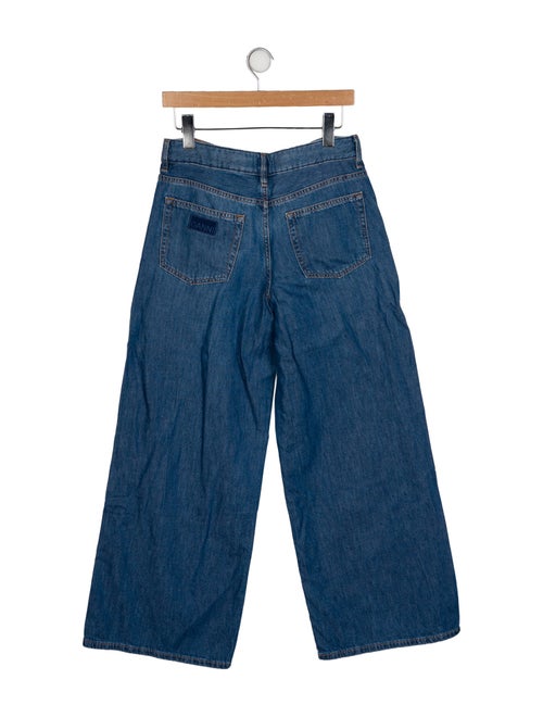 Ganni High-Rise Wide Leg Jeans