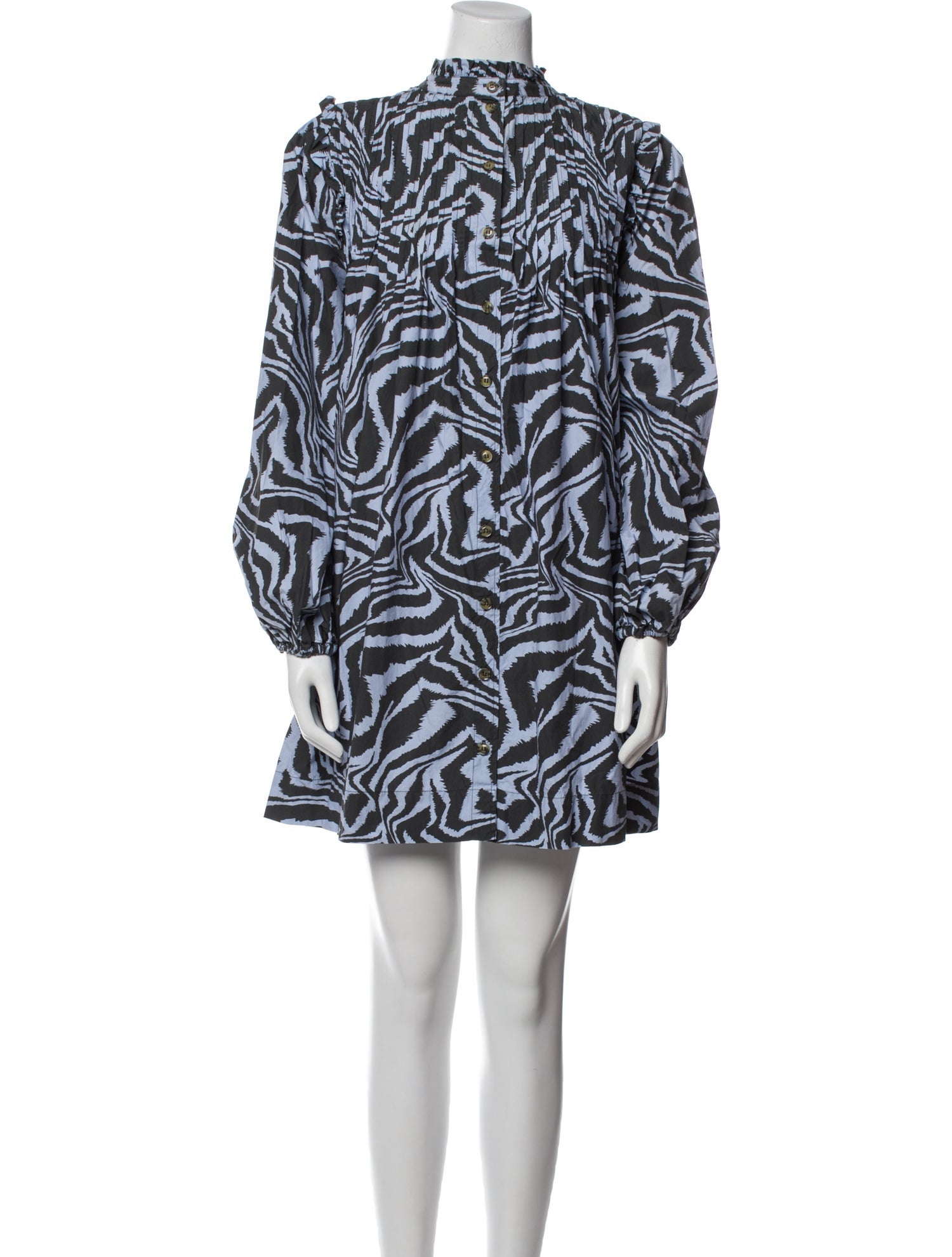 Ganni Printed Mini Dress