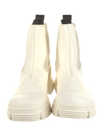 Ganni Rubber Grosgrain Trim Rain Boots