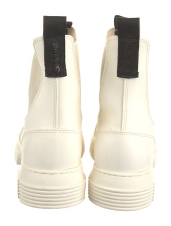 Ganni Rubber Grosgrain Trim Rain Boots