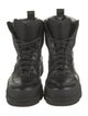 Ganni Leather Combat Boots