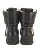 Ganni Leather Combat Boots