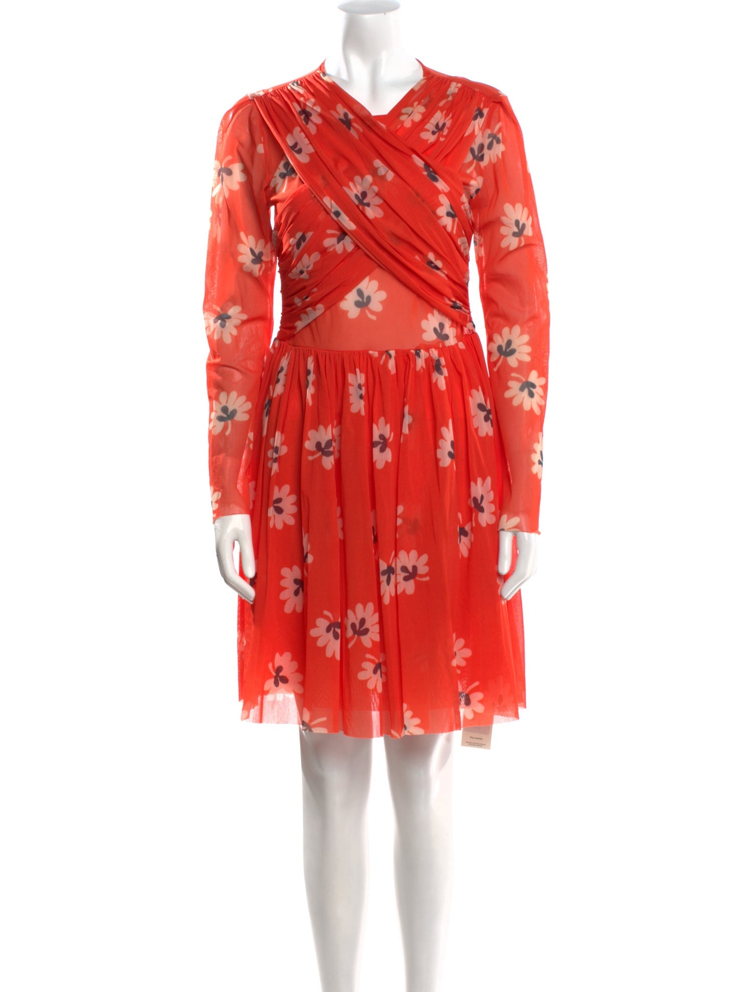 Ganni Floral Print Mini Dress