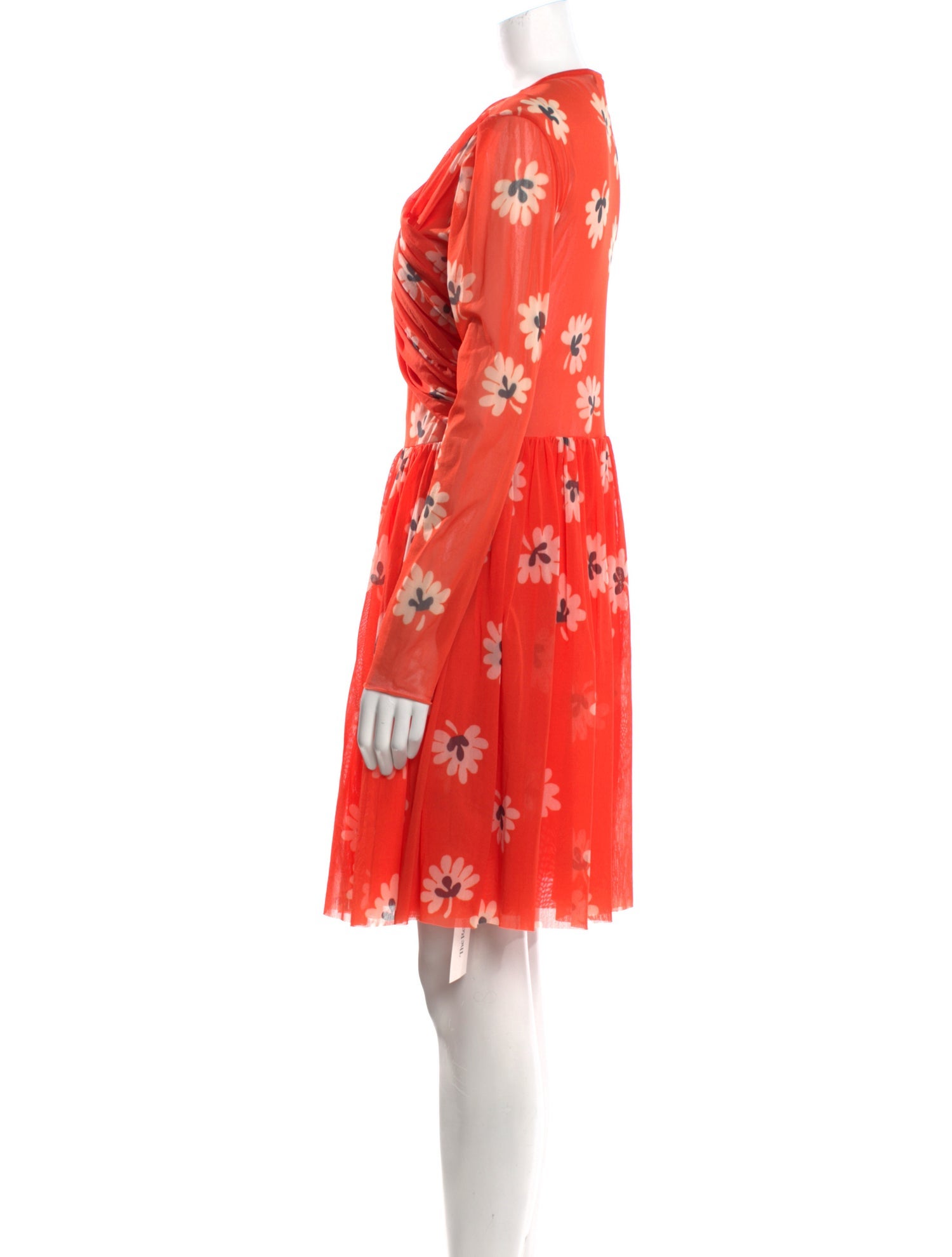 Ganni Floral Print Mini Dress