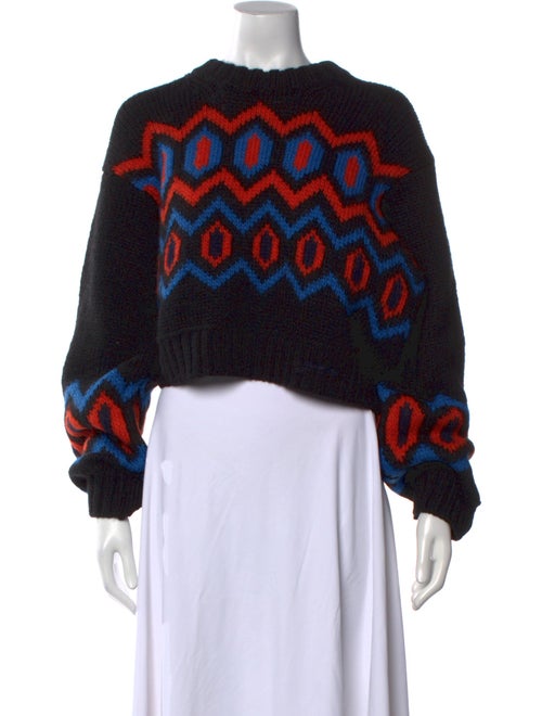 Ganni Wool Printed Sweater