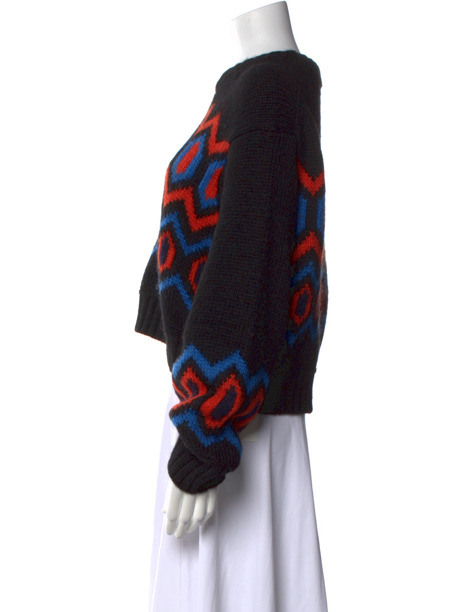 Ganni Wool Printed Sweater