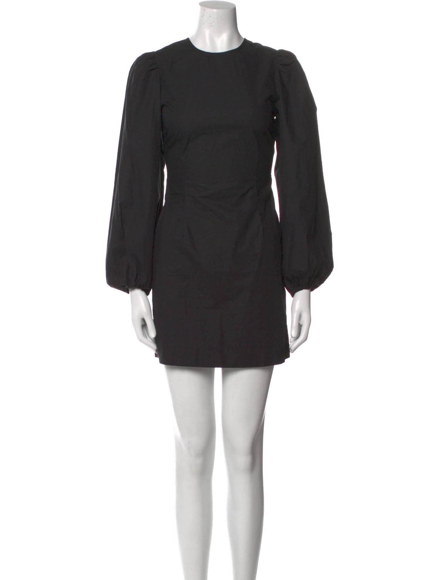 Ganni Crew Neck Mini Dress