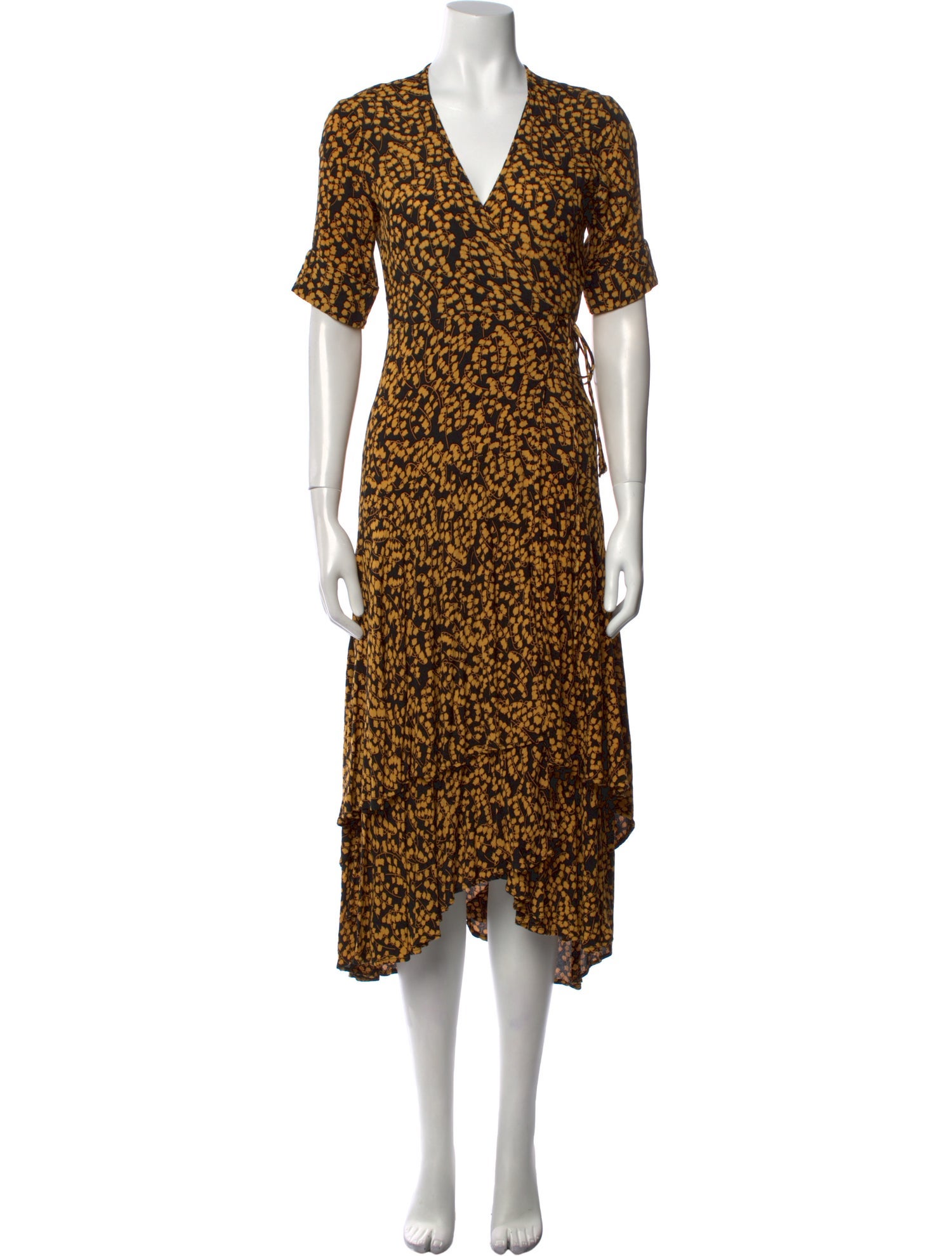 Ganni Printed Long Dress