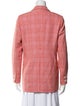 Ganni Plaid Print Blazer
