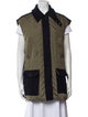 Ganni Wool Colorblock Pattern Vest