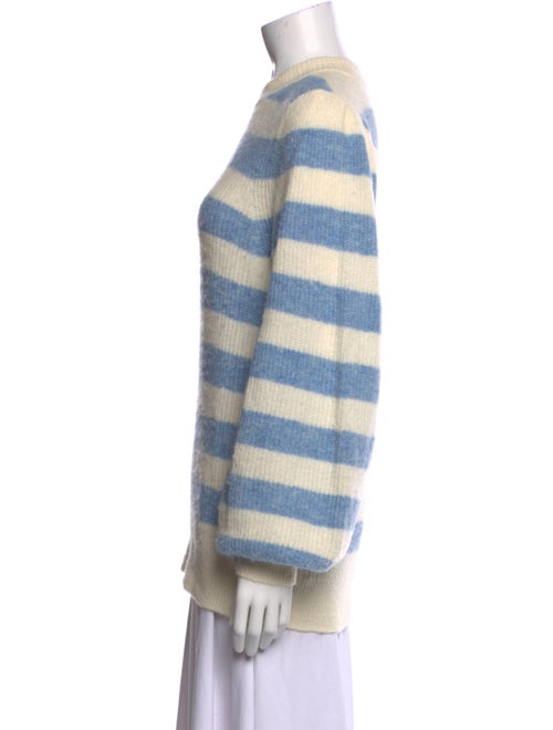 Ganni Striped Crew Neck Sweater