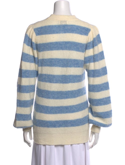 Ganni Striped Crew Neck Sweater