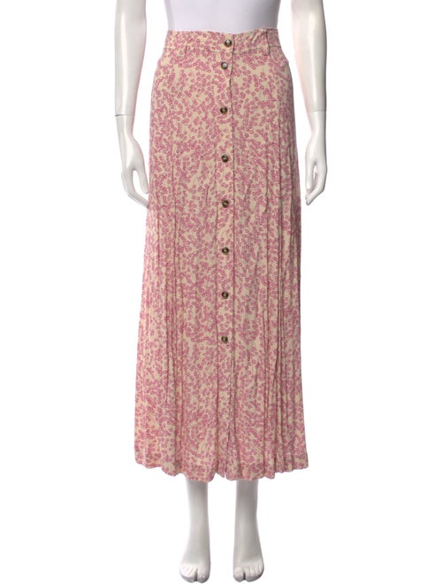 Ganni Printed Midi Length Skirt