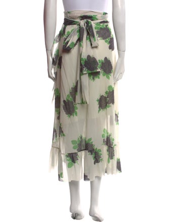 Ganni Nylon Long Skirt