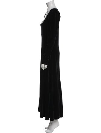 Ganni Square Neckline Long Dress