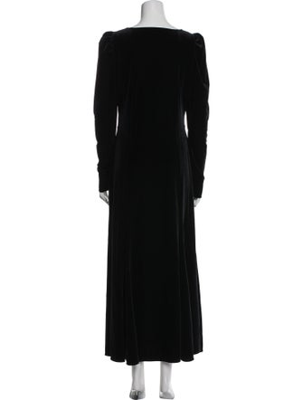 Ganni Square Neckline Long Dress