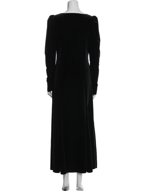 Ganni Square Neckline Long Dress