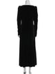 Ganni Square Neckline Long Dress