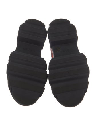 Ganni Leather Colorblock Pattern Chelsea Boots