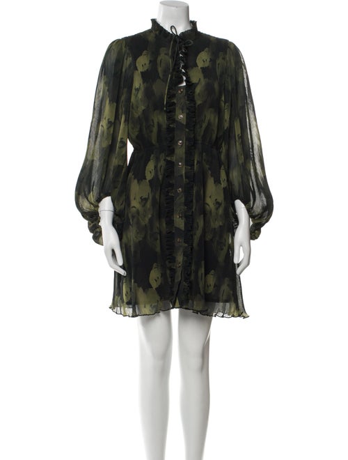 Ganni Printed Mini Dress