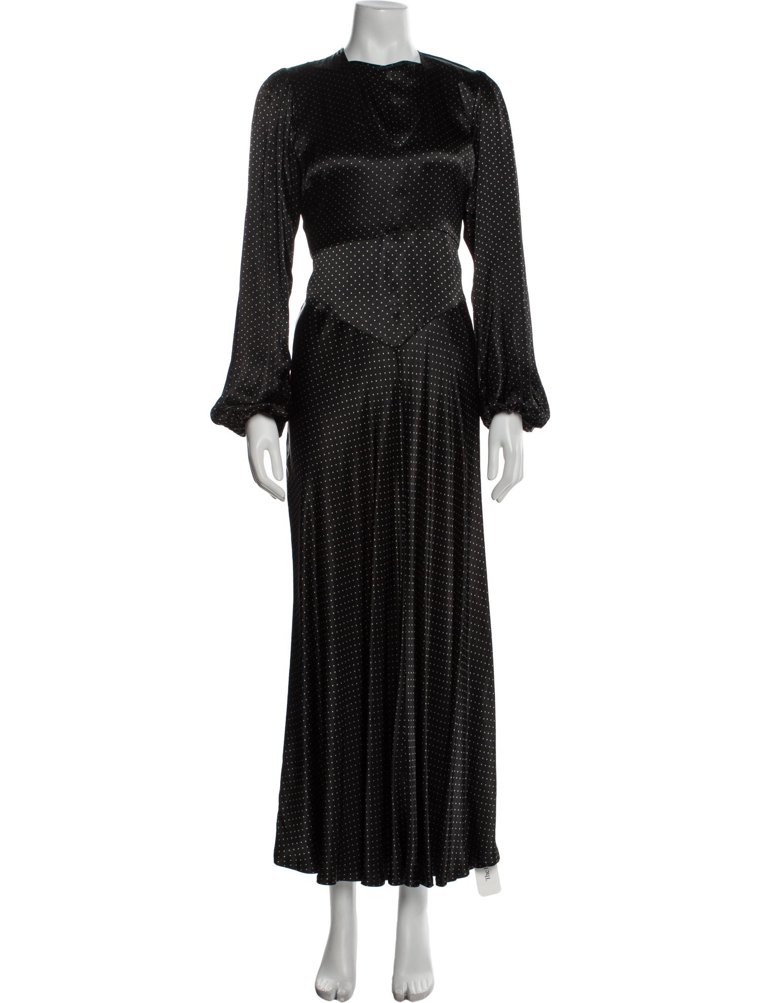 Ganni Crew Neck Long Dress