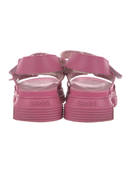 Ganni Leather Slingback Sandals