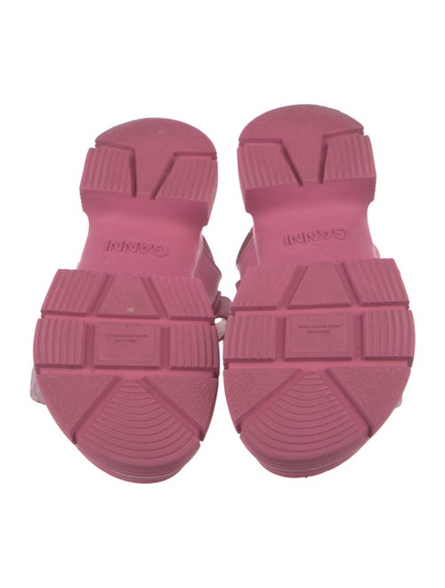 Ganni Leather Slingback Sandals