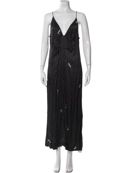 Ganni Printed Long Dress