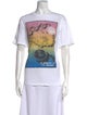 Ganni Graphic Print Crew Neck T-Shirt