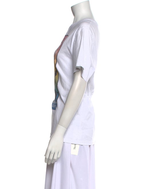 Ganni Graphic Print Crew Neck T-Shirt