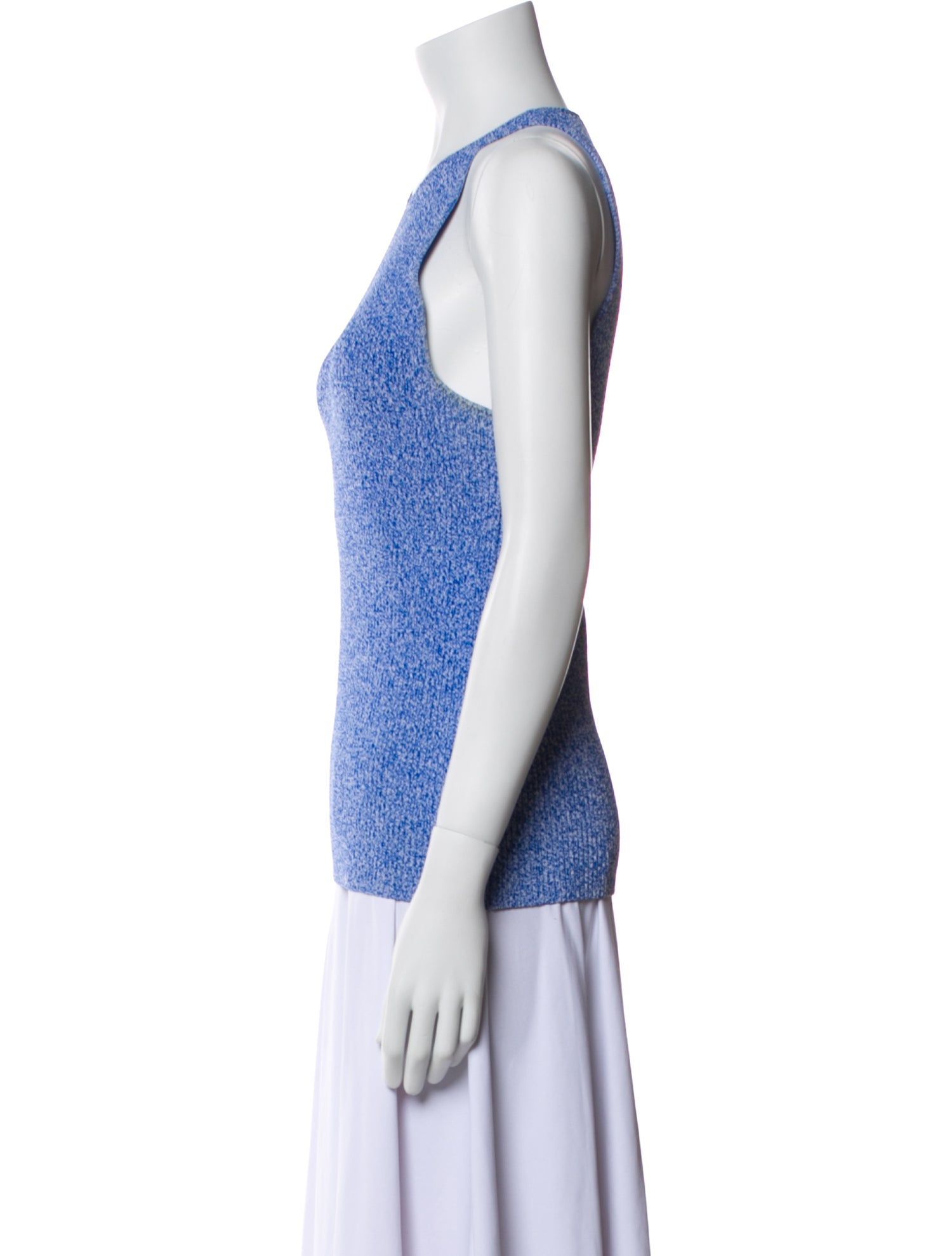 Ganni Printed Crew Neck Top