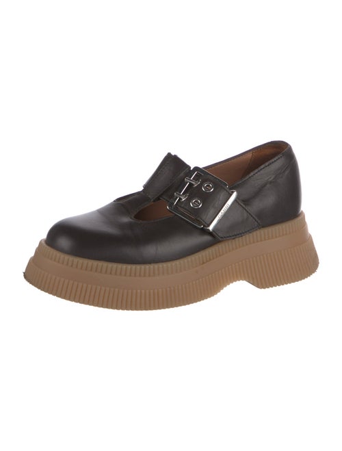 Ganni Rubber Mary Jane Flats