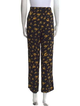 Ganni Printed Straight Leg Pants