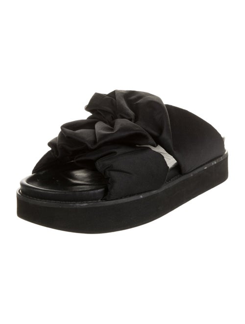 Ganni Pleated Accents Slides