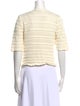 Ganni Striped V-Neck Sweater