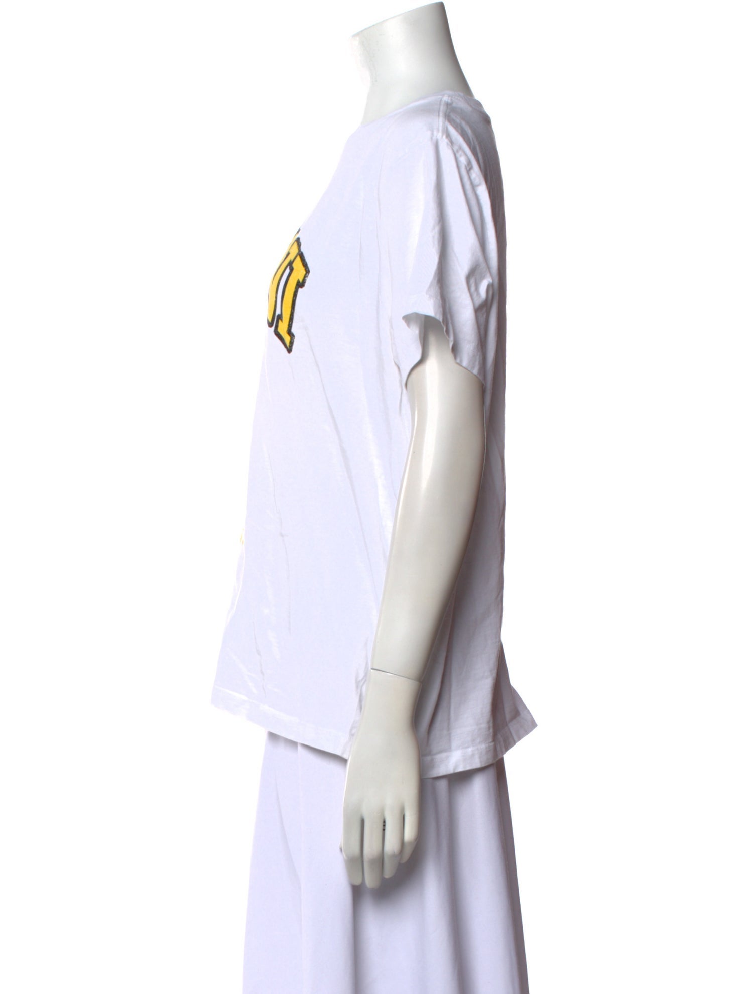 Ganni Graphic Print Crew Neck T-Shirt