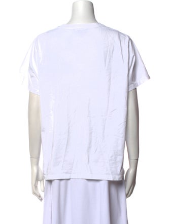 Ganni Graphic Print Crew Neck T-Shirt