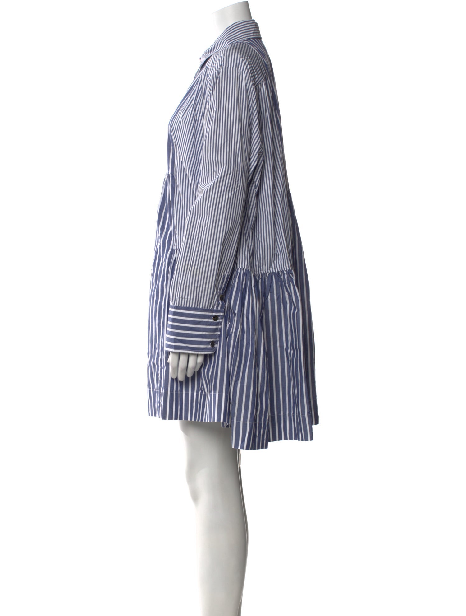 Ganni Striped Mini Dress