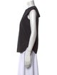 Ganni Crew Neck Sleeveless Blouse